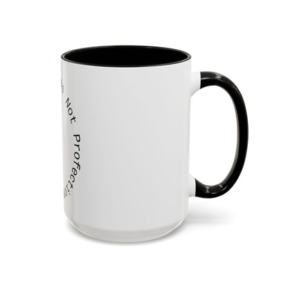 Motivational Coffee Mug, Progress Not Perfection, Inspirational Gift for Friends, Home Office Decor, Self-Care Reminder, Unique Mug