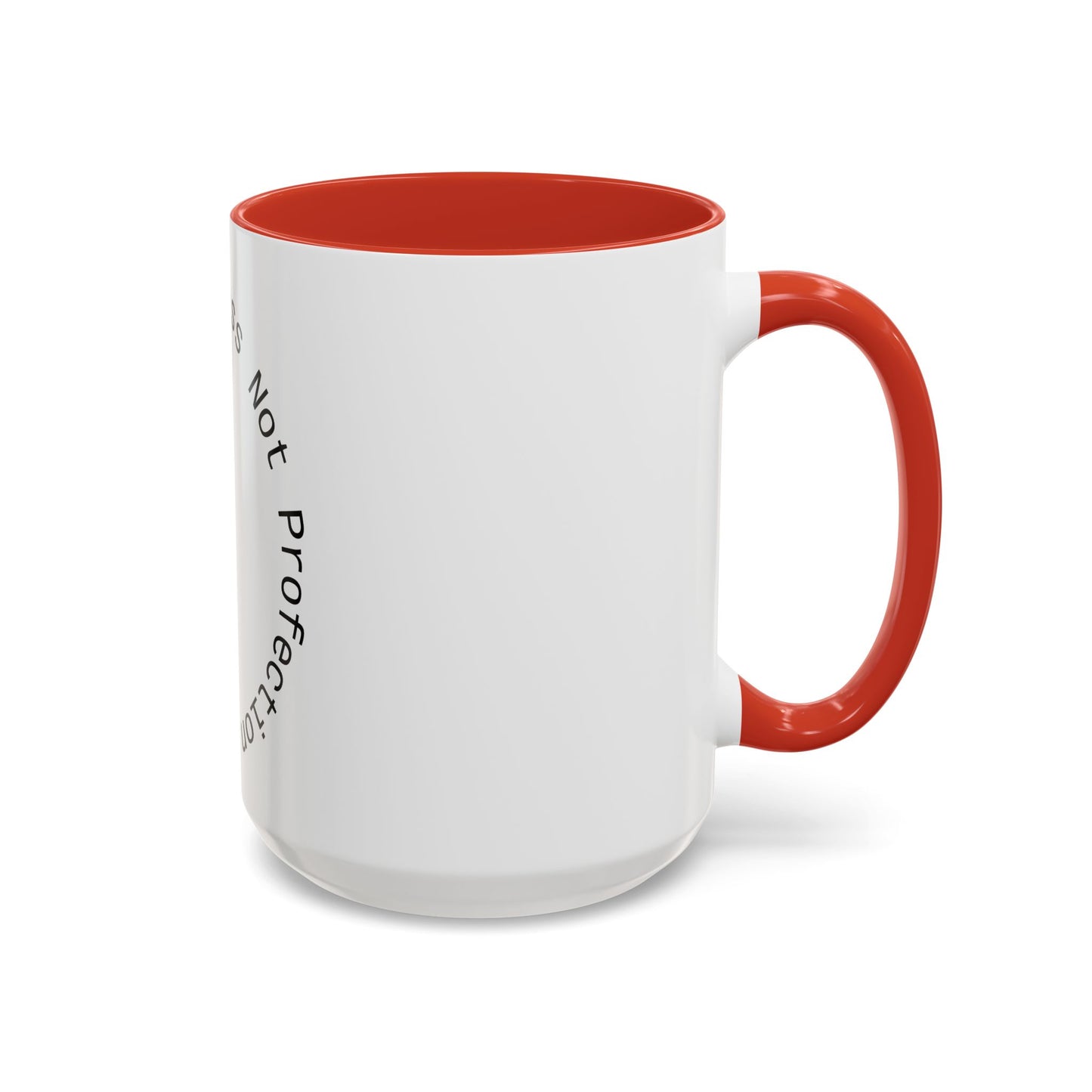 Motivational Coffee Mug, Progress Not Perfection, Inspirational Gift for Friends, Home Office Decor, Self-Care Reminder, Unique Mug