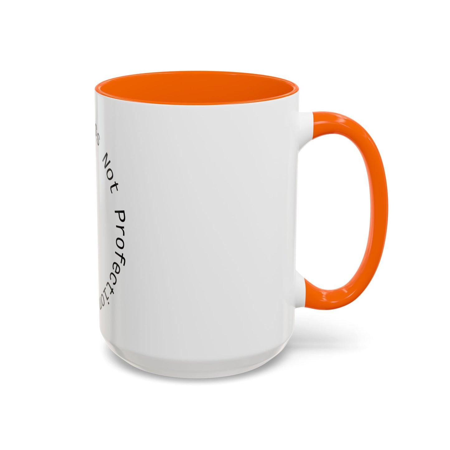 Motivational Coffee Mug, Progress Not Perfection, Inspirational Gift for Friends, Home Office Decor, Self-Care Reminder, Unique Mug