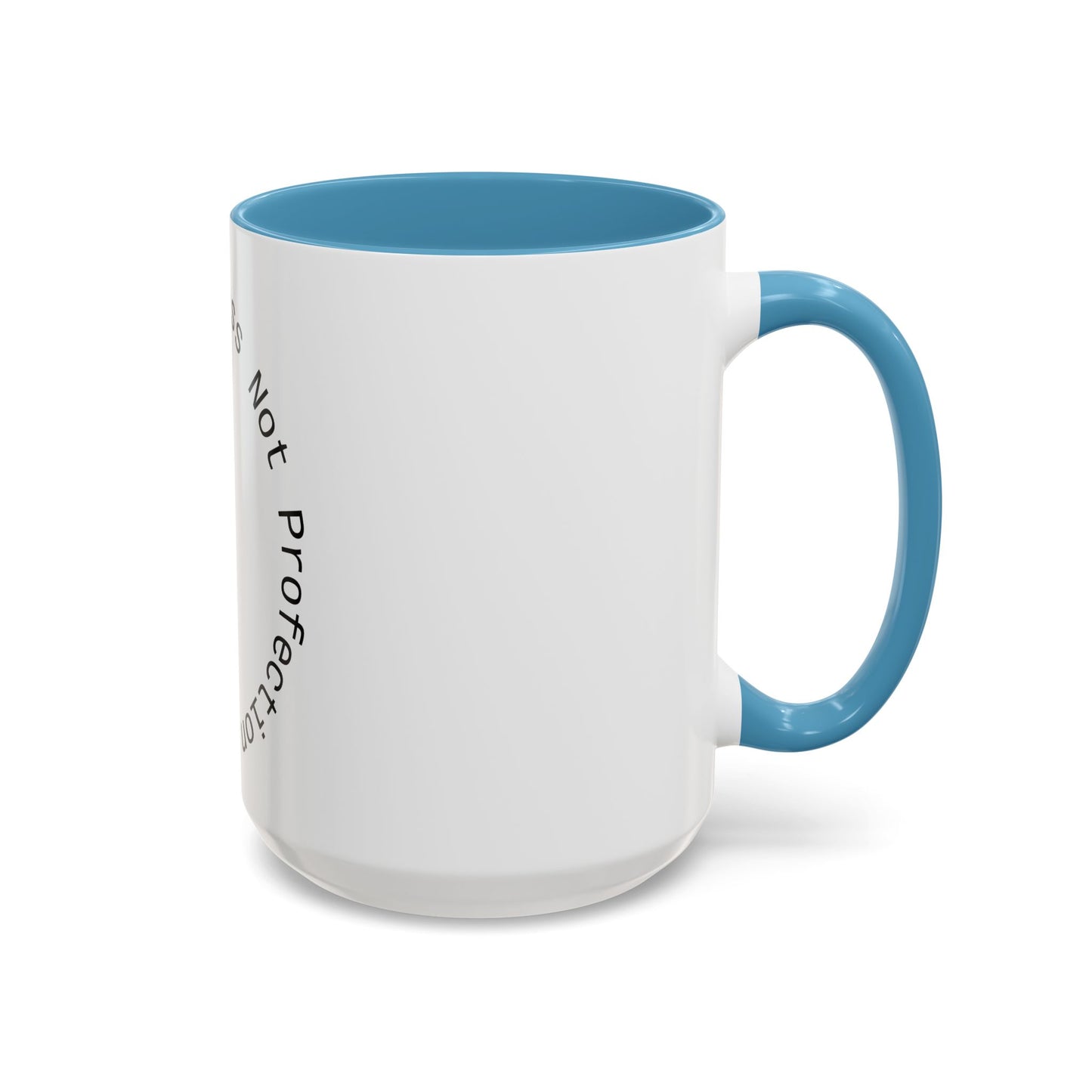Motivational Coffee Mug, Progress Not Perfection, Inspirational Gift for Friends, Home Office Decor, Self-Care Reminder, Unique Mug
